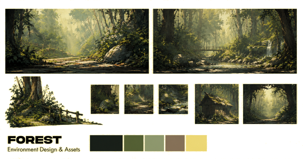 FOREST Environment Design & Assets